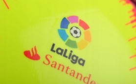 М'яч футбольний Nike La Liga Pitch (SC3318-702-5) - жовтий, №5 - Фото №4
