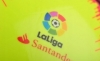 Мяч футбольный Nike La Liga Pitch (SC3318-702-5) - желтый, №5 - Фото №4