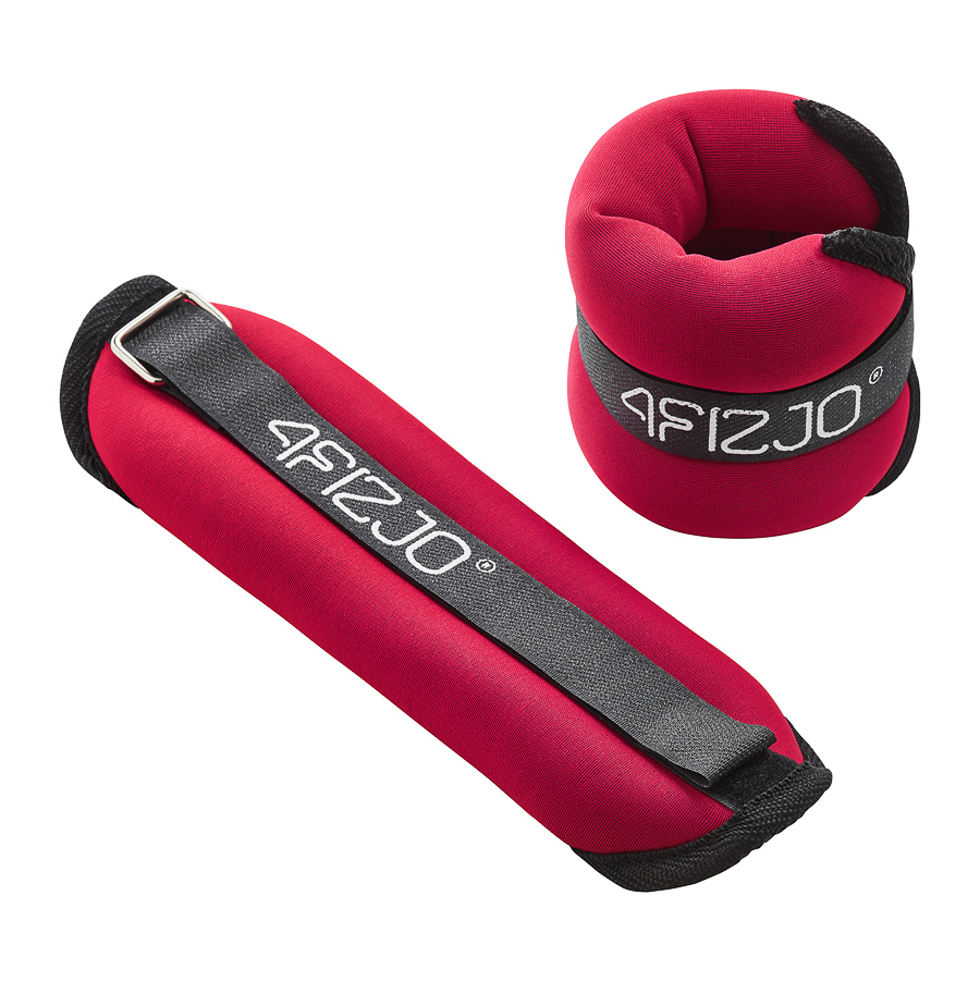 

Утяжелители универсальные 2 шт. по 1 кг 4Fizjo (4FJ0122, Красный