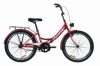 Велосипед складной Formula SMART с задним багажником St, с крылом St, с фонарем 2020 - 24", Красный (OPS-FR-24-235)