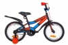 Велосипед детский Formula RACE усиленный St с крылом Pl 2019 - 16", рама - 9", Черно-оранжевый с синим (OPS-FRK-16-075)