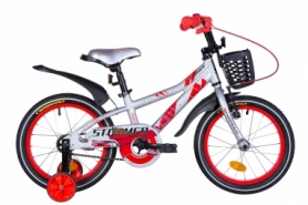 Велосипед детский Formula STORMER 2020 - 16", рама - 8,5", Серебристо-красный (OPS-FRK-16-132)