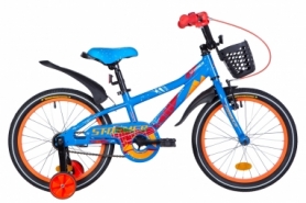 Велосипед детский Formula STORMER 2020 - 18", рама - 9", Сине-оранжевый (OPS-FRK-18-075)