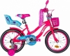 Велосипед детский Formula FLOWER PREMIUM 2020 - 16", рама - 10", Розовый с голубым (OPS-FRK-16-125)
