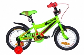 Велосипед детский Formula RACE 2020 - 14", рама - 8,5", Бело-сиреневый с оранжевым (OPS-FRK-14-013)