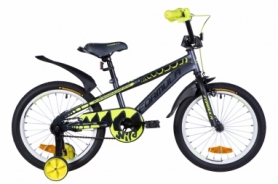 Велосипед дитячий Formula WILD 2020 року - 18 ", рама - 9", Червоно-чорний з салатовим (OPS-FRK-18-065)