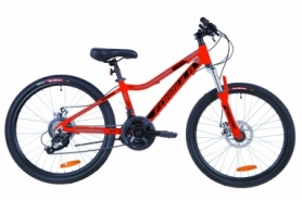 Велосипед подростковый горный Formula ACID 2.0 AM 14G DD 2019 - 24", рама - 12,5", Красно-черный с синим (OPS-FR-24-168)
