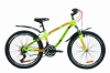Велосипед підлітковий гірський Discovery FLINT AM Vbr з крилом Pl 2020 року - ST 24 ", рама - 13", салатовий-червоний з хакі (OPS-DIS-24-165)
