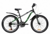 Велосипед підлітковий гірський Discovery FLINT AM Vbr з крилом Pl 2020 року - ST 24 ", рама - 13", Чорно-зелений (OPS-DIS-24-164)