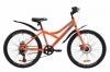 Велосипед підлітковий міської Discovery FLINT DD з крилом Pl 2020 року - ST 24 ", рама - 14", Оранжево-бірюзовий з сірим (OPS-DIS-24-168)