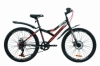 Велосипед підлітковий міської Discovery FLINT DD з крилом Pl 2020 року - ST 24 ", рама - 14", Чорно-помаранчевий з сірим (OPS-DIS-24-170)