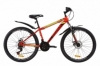 Велосипед подростковый горный Discovery TREK AM DD с крылом Pl 2020 - ST 26", рама - 13", Красно-черный с салатовым (OPS-DIS-26-268)