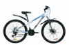 Велосипед підлітковий гірський Discovery TREK AM DD з крилом Pl 2020 року - ST 26 ", Біло-чорний з синім (OPS-DIS-26-281)
