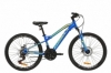 Велосипед подростковый горный Formula BLACKWOOD 2.0 AM DD 2020 - AL 24", Сине-желто-салатовый (OPS-FR-24-178)