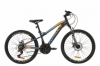 Велосипед підлітковий гірський Formula BLACKWOOD 2.0 AM DD 2020 року - AL 24 ", Сірий з блакитним і помаранчевим (OPS-FR-24-177)