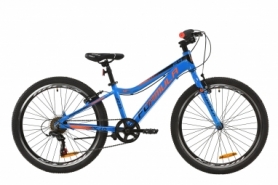 Велосипед подростковый горный Formula ACID 1.0 Vbr 2020 - AL 24", Сине-черно-оранжевый (OPS-FR-24-182)