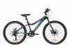 Велосипед підлітковий гірський Formula ACID 1.0 DD 2020 року - AL 24 ", Індиго з салатовим і блакитним (OPS-FR-24-186)