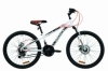 Велосипед подростковый горный Discovery RIDER DD 2020 - 24", Бело-красный с серым (OPS-DIS-24-202)