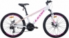 Велосипед підлітковий гірський Leon JUNIOR AM DD 2020 року - 24 ", рама - 12,5", Біло-малиновий з помаранчевим (OPS-LN-24-038)