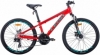 Велосипед підлітковий гірський Leon JUNIOR AM DD 2020 року - 24 ", рама - 12,5", Червоно-бірюзовий з чорним (OPS-LN-24-040)