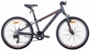Велосипед подростковый горный Leon JUNIOR AM 2020 - 24", рама - 12,5", Антрацитовый с красным (OPS-LN-24-046)