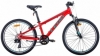 Велосипед подростковый горный Leon JUNIOR AM 2020 - 24", рама - 12,5", Красно-бирюзовый с черным (OPS-LN-24-045)