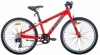 Велосипед підлітковий гірський Leon JUNIOR 2020 року - 24 ", рама - 12,5", Червоно-бірюзовий з чорним (OPS-LN-24-050)