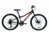 Велосипед підлітковий гірський Formula FOREST DD 2020 року - 24 ", рама - 12,5", Чорно-червоний (OPS-FR-24-211)