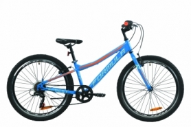 Велосипед подростковый горный Formula FOREST 2020 - 24", рама - 12,5", Сине-оранжевый (OPS-FR-24-213)