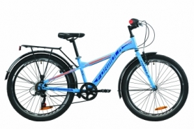 Велосипед подростковый городской Formula MASK 2020 - 24", рама - 12,5", Сине-оранжевый (OPS-FR-24-216)