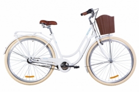 Велосипед міський жіночий Dorozhnik RETRO планетарний 2020 року - 28 ", Білий (OPS-D-28-189)