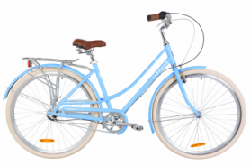Велосипед городской женский Dorozhnik SAPPHIRE планетарный 2020 - 28", рама - 19", Альпийский голубой (OPS-D-28-191)