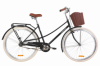 Велосипед городской женский Dorozhnik COMFORT FEMALE 2020 - 28", рама - 19,5", Черный (OPS-D-28-162)