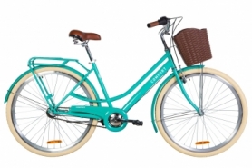 Велосипед городской женский Dorozhnik COMFORT FEMALE планетарный 2020 - 28", рама - 19,5", Бирюзовый (OPS-D-28-167)