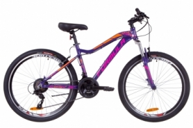 Велосипед горный женский Formula MYSTIQUE 2.0 AM 14G Vbr 2019 - 26", рама - 13,5", Фиолетово-оранжевый (OPS-FR-26-319)
