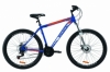 Велосипед горный Discovery TREK AM DD 2020 - ST 27.5", Сине-оранжевый (OPS-DIS-27.5-007)