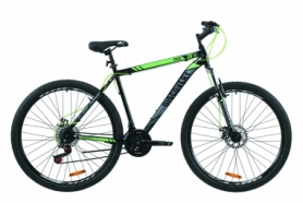Велосипед гірський Discovery TREK AM DD 2020 року - ST 29 ", Чорно-зелений з сірим (OPS-DIS-29-056)