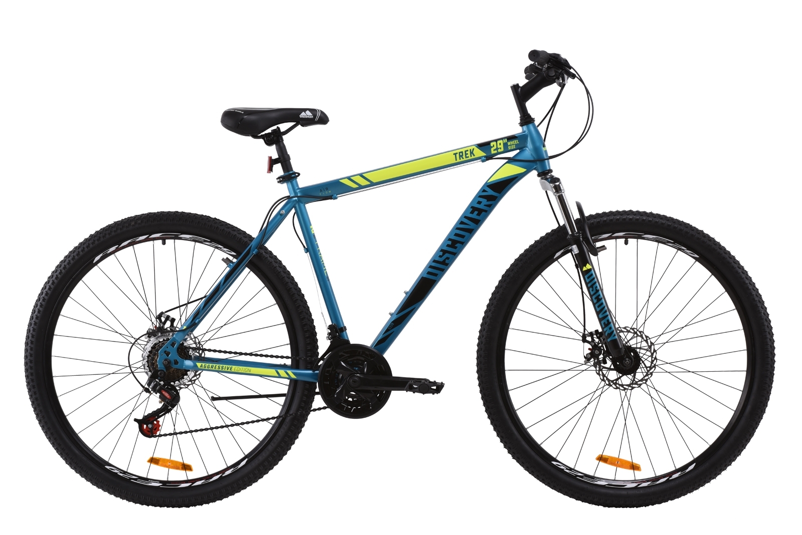 

Велосипед горный Discovery TREK AM DD 2020 - ST 29", Малахитовый с желтым (OPS-DIS-29-059)