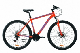 Велосипед горный Formula THOR 2.0 AM DD 2020 - AL 29", Оранжево-синий с серым (OPS-FR-29-061)