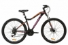 Велосипед горный женский Formula MYSTIQUE 1.0 AM DD 2020 - AL 27.5", Черно-оранжевый с сиреневым (OPS-FR-27.5-036)
