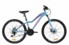 Велосипед горный женский Formula MYSTIQUE 1.0 AM DD 2020 - AL 26", рама - 13,5", Перламутрово-голубой с розовым (OPS-FR-26-358)