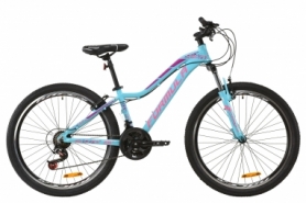 Велосипед гірський жіночий Formula MYSTIQUE 2.0 AM Vbr 2020 року - AL 26 ", рама - 13,5", перламутровий аквамариновий з бордовим і білим (OPS-FR-26-366)