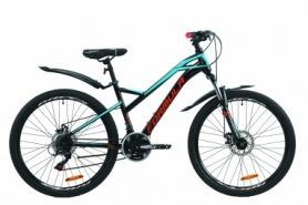 Велосипед горный Formula DRIFT 2020 - 26", Серо-зеленый (OPS-FR-26-391)
