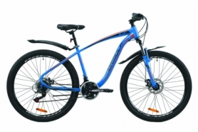 Велосипед горный Formula KOZAK 2020 - 27.5", Сине-оранжевый (OPS-FR-27.5-051)