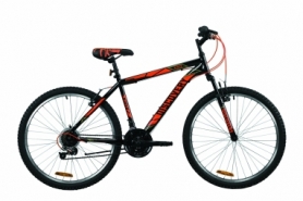 Велосипед горный Discovery RIDER 2020 - 26", Черно-красный (OPS-DIS-26-308)