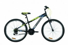 Велосипед гірський Discovery RIDER 2020 року - 26 ", рама - 13", Чорно-салатово-сірий (OPS-DIS-26-312)