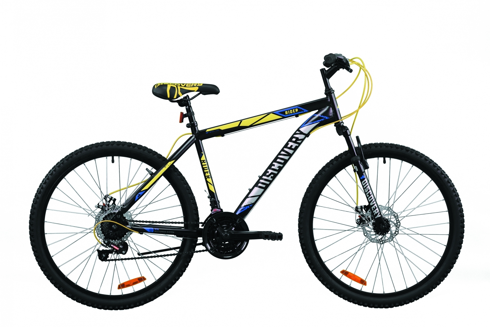 

Велосипед горный Discovery RIDER DD 2020 - 26", Черно-салатно-серый (OPS-DIS-26-326)