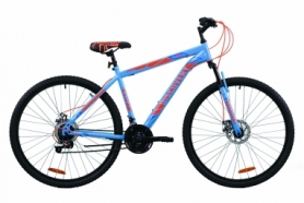 Велосипед горный Discovery RIDER DD 2020 - 29", рама - 19", Сине-оранжевый (OPS-DIS-29-077)