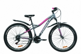Велосипед гірський жіночий Formula ELECTRA 15 2020 року - 26 ", антрацитового-білий з рожевим (OPS-FR-26-407)