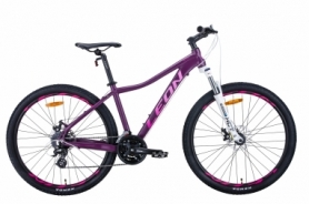 Велосипед городской женский Leon XC-LADY 2020 - 27.5", Сливовый (OPS-LN-27.5-051)
